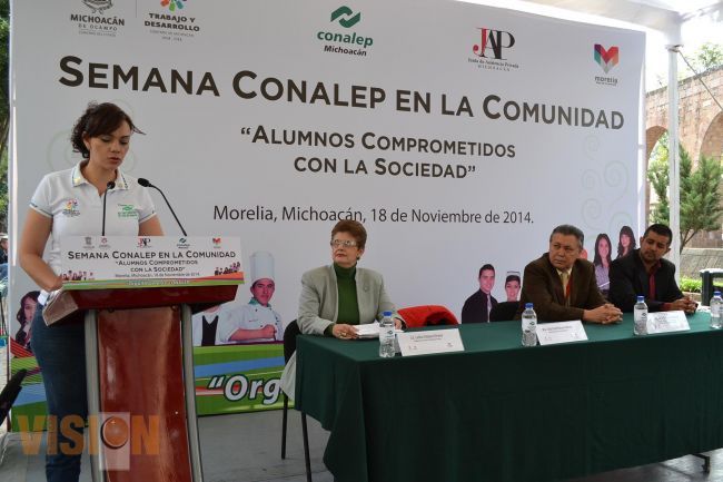 Arranca la semana Conalep en la comunidad.