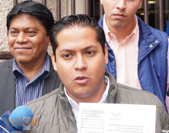 Movimiento Ciudadano entregó hoy denuncias por entrega de televisores en proceso electoral