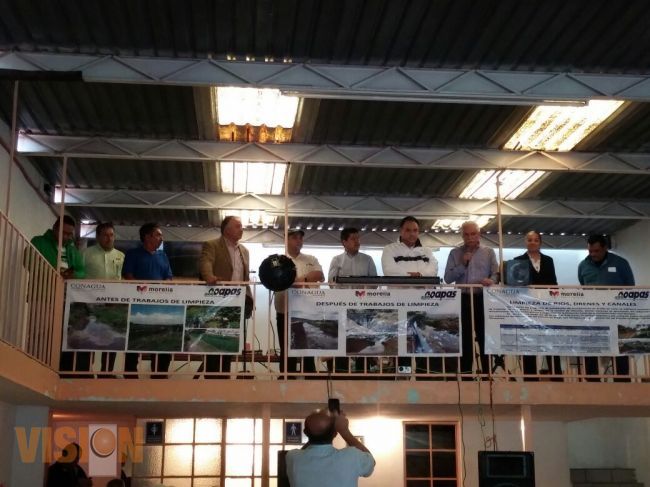 Concluye OOAPAS programa de prevención de inundaciones 2014.