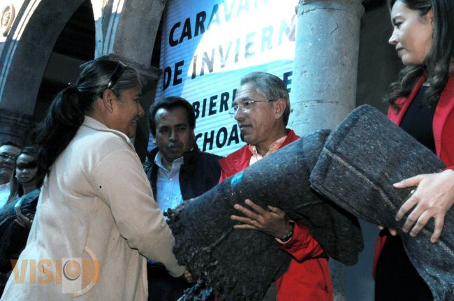Salvador Jara da inicio a las caravanas de invierno 2014.