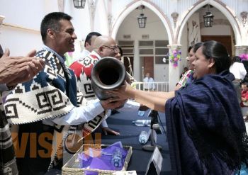 “Perdura encuentro de fraternidad y trabajo legado a pueblos indígenas por vasco de quiroga”