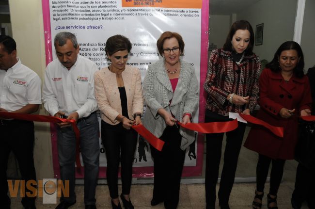 DIF Michoacán reabrió la Procuraduría de la Defensa del Menor y la Familia en Uruapan.