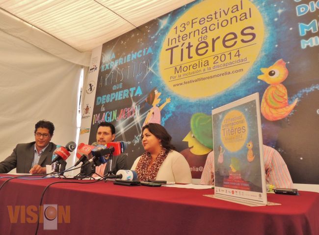 Todo listo para el 13 festival internacional de títeres de Morelia.