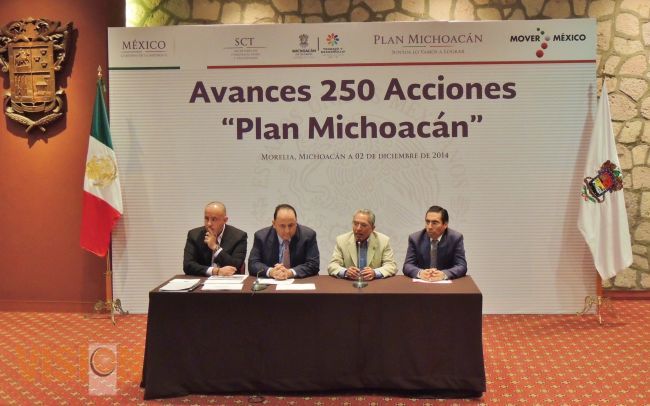 72 por ciento de avance en Michoacán en comunicación y transporte: SCT.