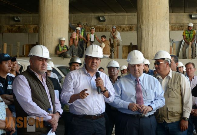 Avance del 85 por ciento en la modernización del libramiento norte de Morelia.