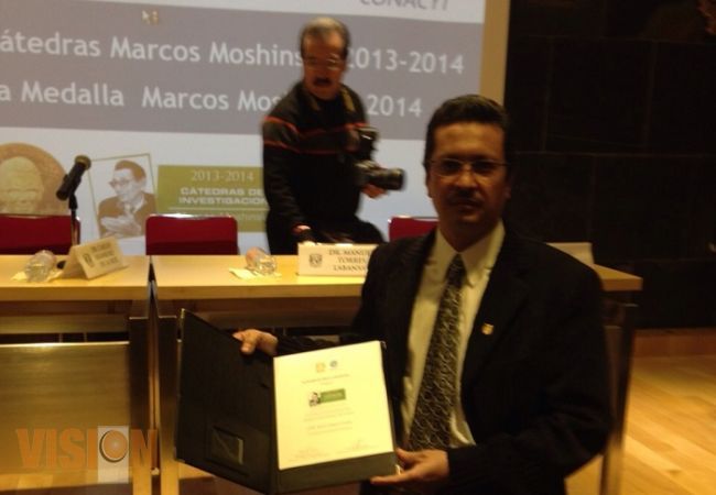 Por Segunda Ocasión Cátedra y Medalla Marcos Moshinsky para el IIQB de la UMSNH