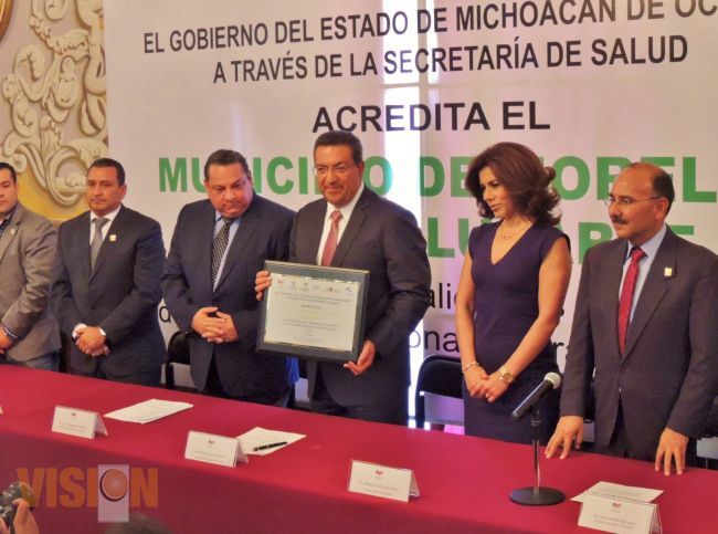 Recibe el Municipio de Morelia  la certificación como Municipio Saludable.