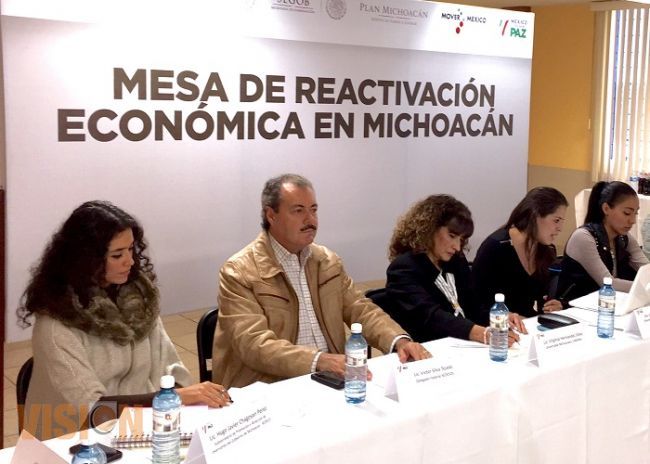 Realizan Mesa de Reactivación Económica en Michoacán