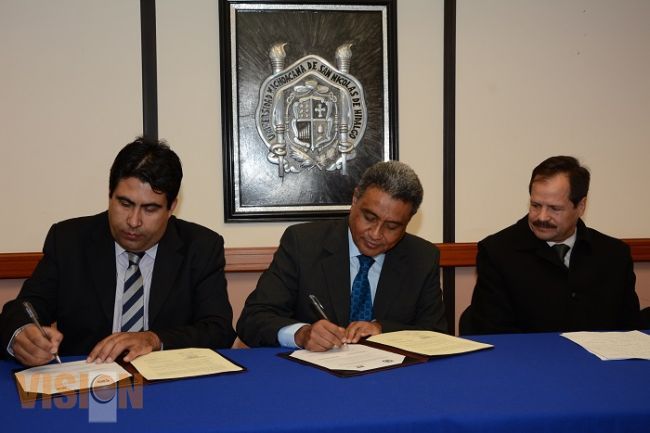  Firma la UMSNH convenio de vinculación e intercambio con universidad chilena