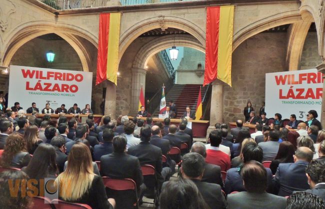 Wilfrido Lázaro Medina, rindió su Tercer Informe de Gobierno.