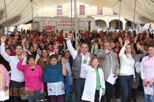SEPSOL y SSM trabajan en la prevención del cáncer en Álvaro Obregón.