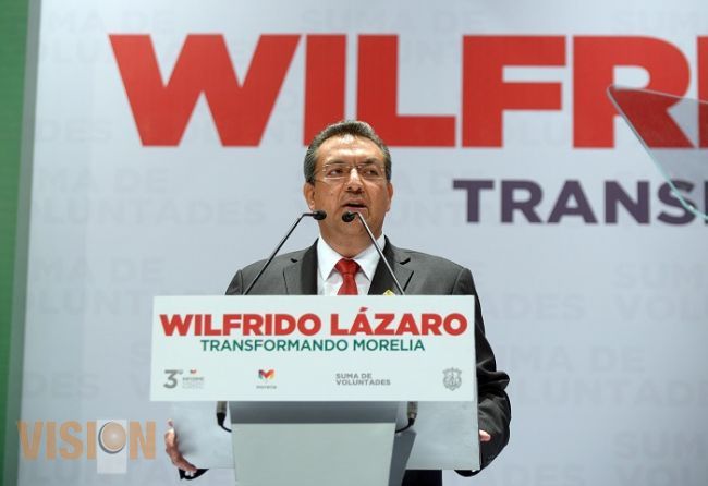 La suma de voluntades está transformando a Morelia: Wilfrido Lázaro 