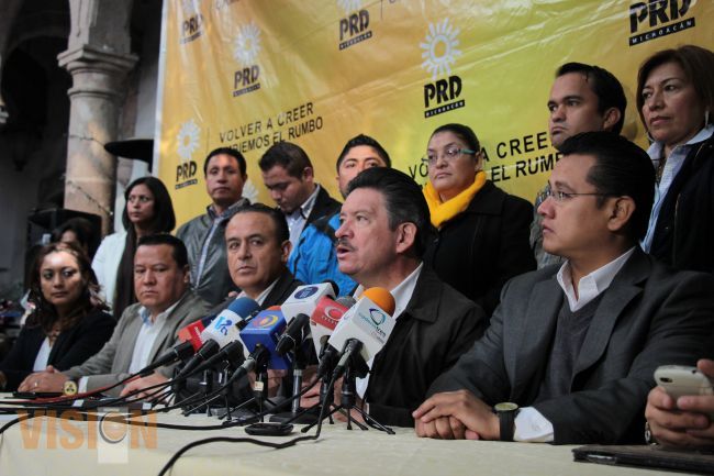 Michoacán prioridad para el PRD nacional, contará con presencia permanente del CEN: Navarrete.