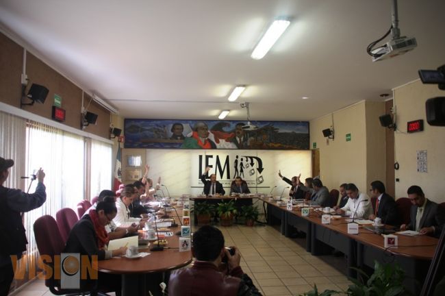 Aprueba IEM diversos acuerdos de vanguardia que facilitarán la operatividad del Proceso Electoral.