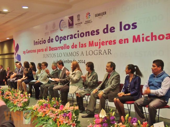 Más de 17 mil michoacanas serán beneficiadas con los Centros de Desarrollo de las Mujeres.