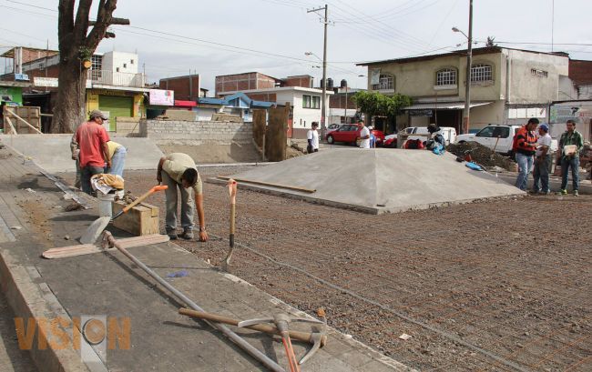 GRAN AVANCE EN LA CONSTRUCCIÓN DEL PARQUE LINEAL DE LA COLONIA LA MORA