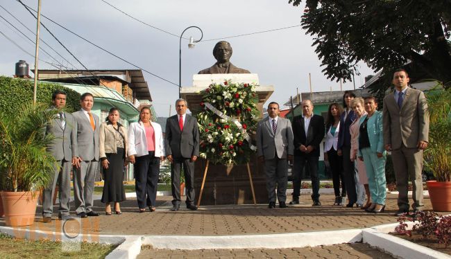 SE EFECTUÓ EL ACTO CÍVICO DEL CCI ANIVERSARIO DEL NATALICIO DE MELCHOR OCAMPO