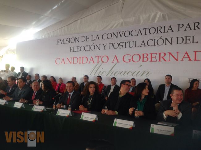 Finalmente el PRI emite su Convocatoria para Gobernador con visita de Cesár Camacho 