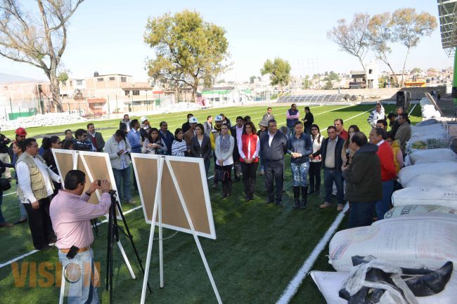 Supervisan instalaciones del Centro Deportivo 