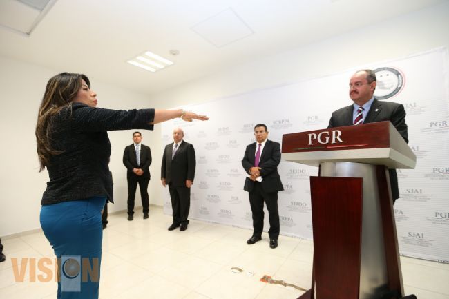 Berta Paredes Garduño, nueva delegada de la PGR en Michoacán.