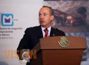 Inaugura el Presidente Calderon Reunion de la Camara Minera