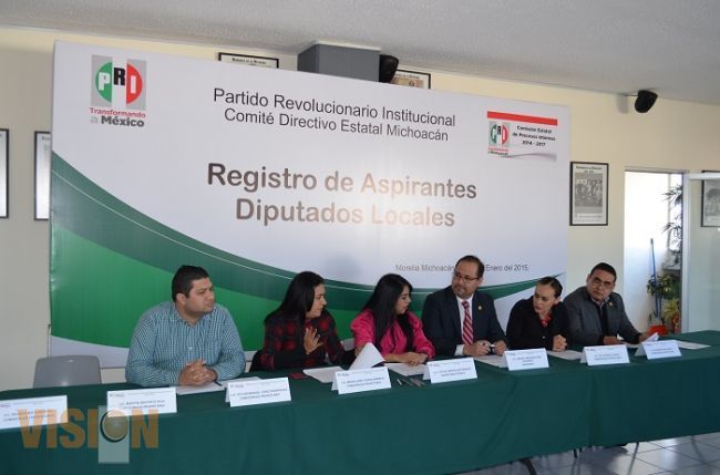 PRI concluye sus registros aspirantes a diputados locales y federales vía Comisión de Postulación 