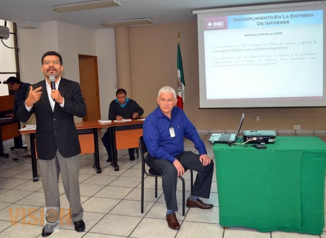 Realizan curso de capacitación relativo a la fiscalización de precampañas y campañas