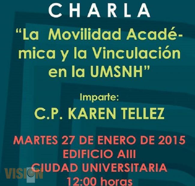 Divulgará la UMSNH las ofertas sobre movilidad estudiantil‏