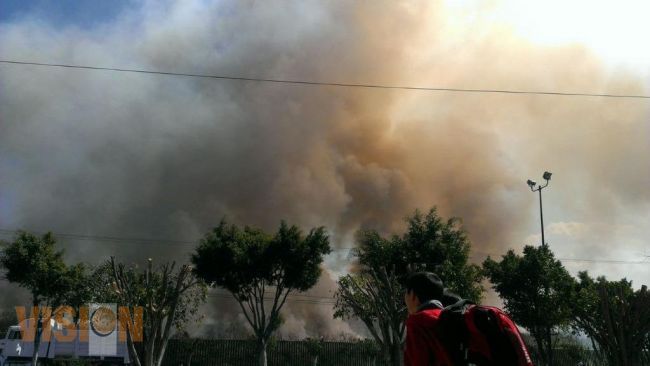 Pavoroso Incendio en la Universidad Michoacana