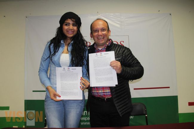 Firman convenio SEJOVEN y CAJUM para utilizar espacios físicos.