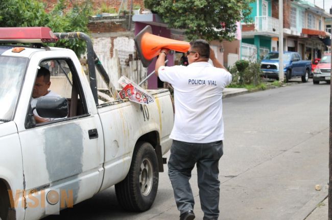 Retomarán el programa “Vialidades libres de obstáculos”