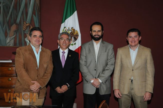 Salvador Jara respalda proyecto de instalación de mesa de seguridad y justicia en Apatzingán.