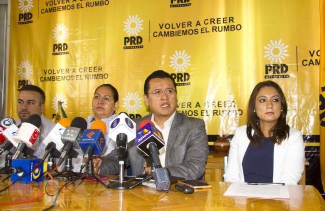 Exige PRD a Presidente de la República en su visita rendir cuentas sobre acciones en Michoacán.