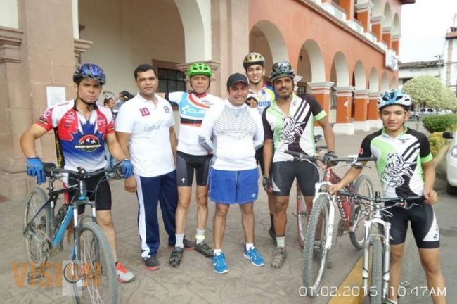 Noé Bernardino informa beneficios de Ley de Fomento al Uso de la Bicicleta