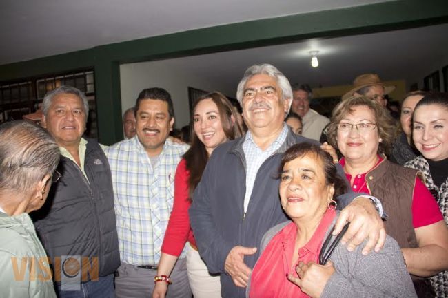 Los delegados de Zamora con Chon Orihuela; es la mejor opción.