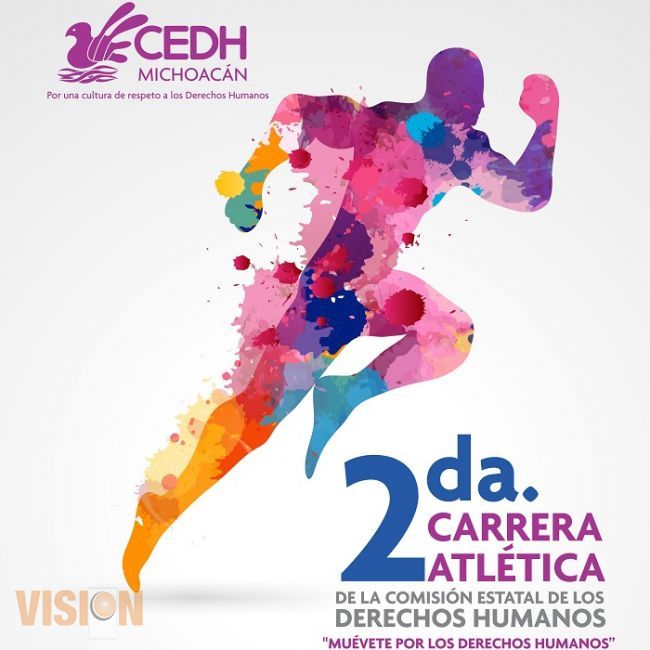 Invita CEDH este domingo a su carrera atlética “Muévete por los derechos humanos”