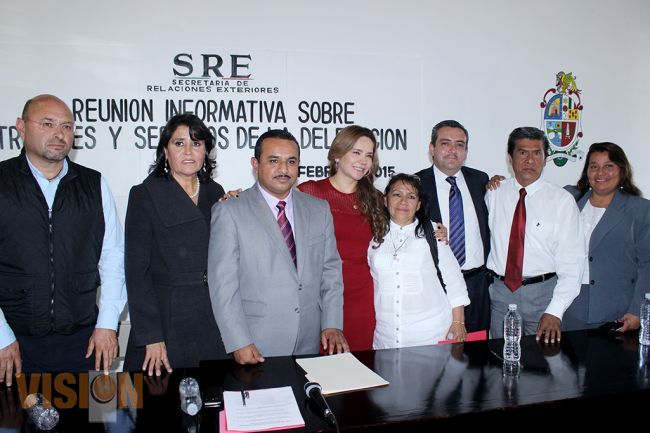 Se lleva a cabo foro informativo de la delegación de la SRE y Gobierno Municipal
