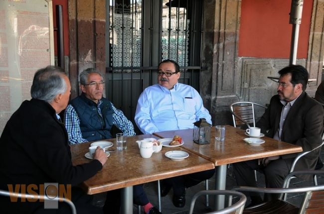 Se reúne gobernador Salvador Jara con enlace federal para Michoacán Jorge Carlos Ramírez