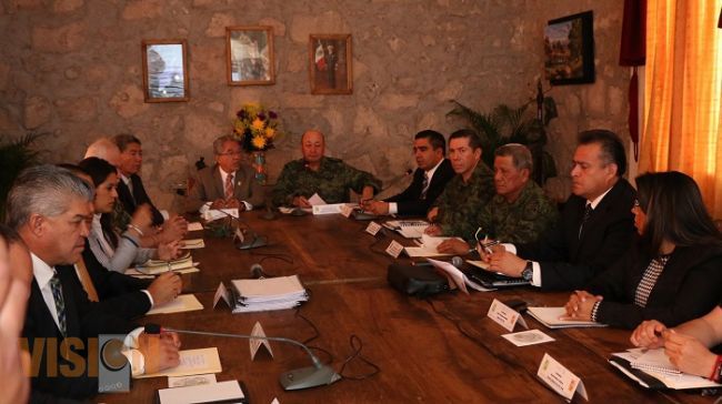 Analizan estrategias para garantizar el proceso electoral en Michoacán; se reúnen PGJE, SSP, Cisen