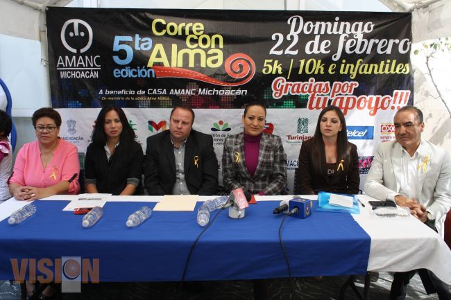 El 22 de febrero se realizará la carrera atlética “corre con alma” a beneficio de la casa AMANC.