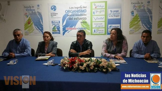 Rico programa ofrece la CAPASU para el “Día Mundial del Agua” y su XXIII aniversario de creación