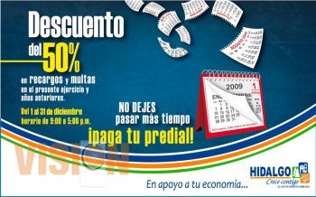 En Ciudad Hidalgo inicia cobro del predial