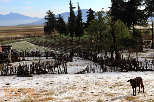 Granizada en la Meseta