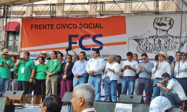 Anuncia Frente Cívico Social paro de labores para el próximo viernes. 