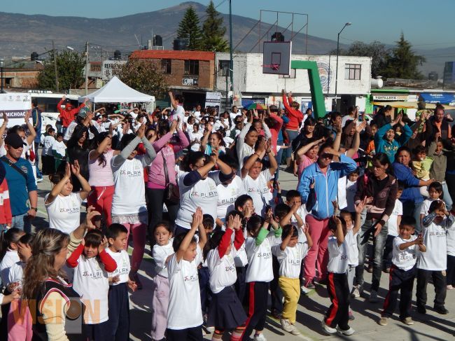 Cecufid activó a más de 650 personas en la colonia trincheras de Morelia.