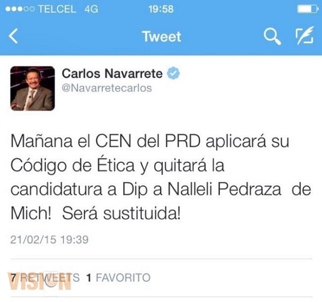 Quitarán candidatura a Nalleli Pedraza del PRD 