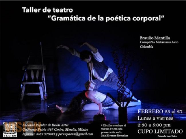 El artista colombiano Braulio Mantilla, impartirá curso en Bellas Artes