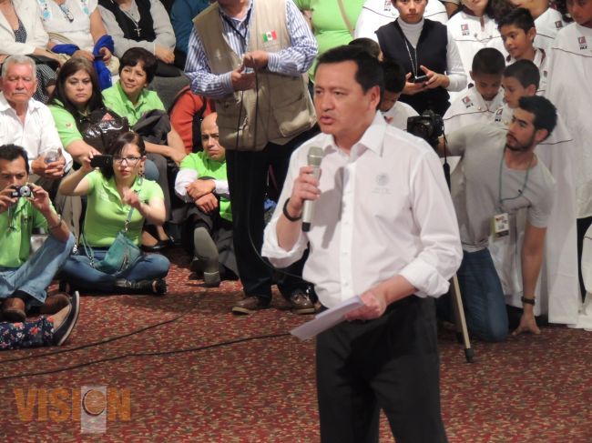 El Gobierno Federal va por por todos los criminales que le han hecho daño a Michoacán: Osorio Chong