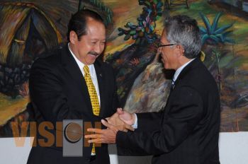 Informa la Rectoría a Godoy sobre la designación de Salvador Jara como rector de la UM