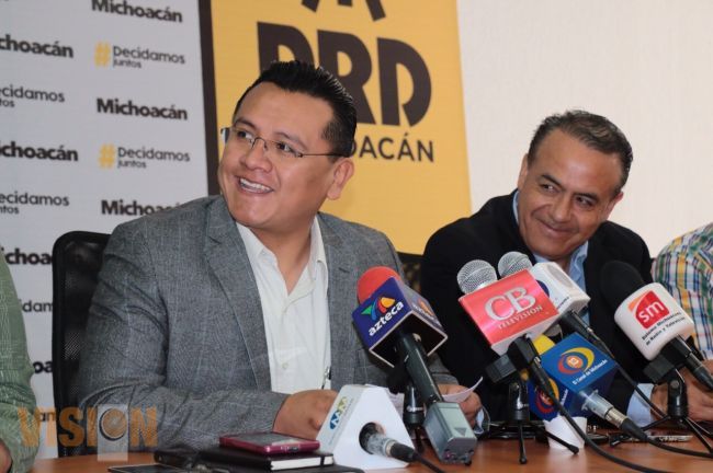 PRD organizado y trabajando para recuperar Michoacán: Torres Piña